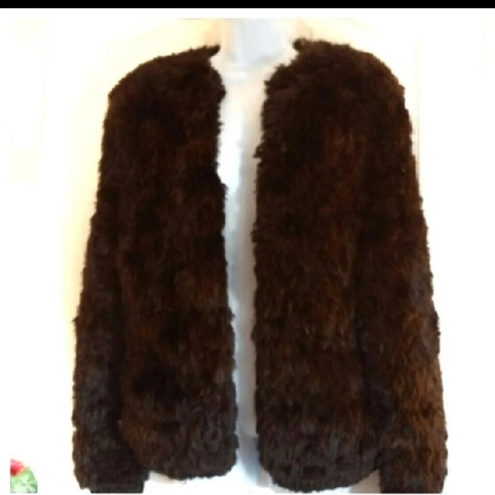 Women's Rabbit Fur Jacket M - Picture 1 of 1
